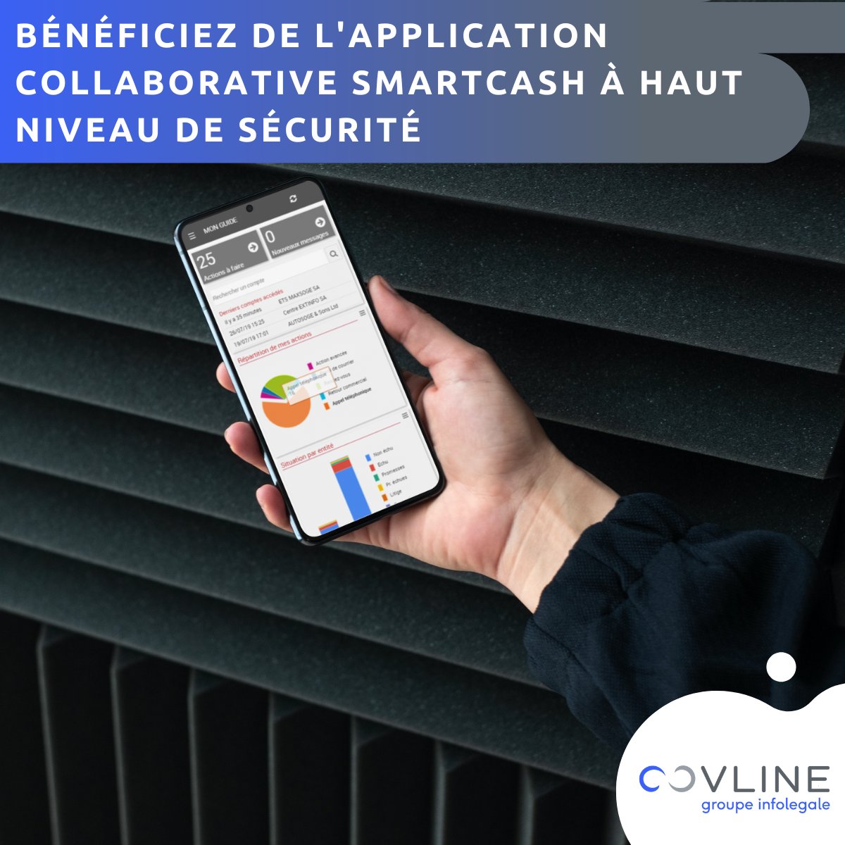 La solution SMARTCASH s’illustre par ses paramètres de #sécurité, inégalés à ce jour sur le marché du recouvrement de #créances.

Découvrez l’application SMARTCASH 👉 bit.ly/3Hzl5hp