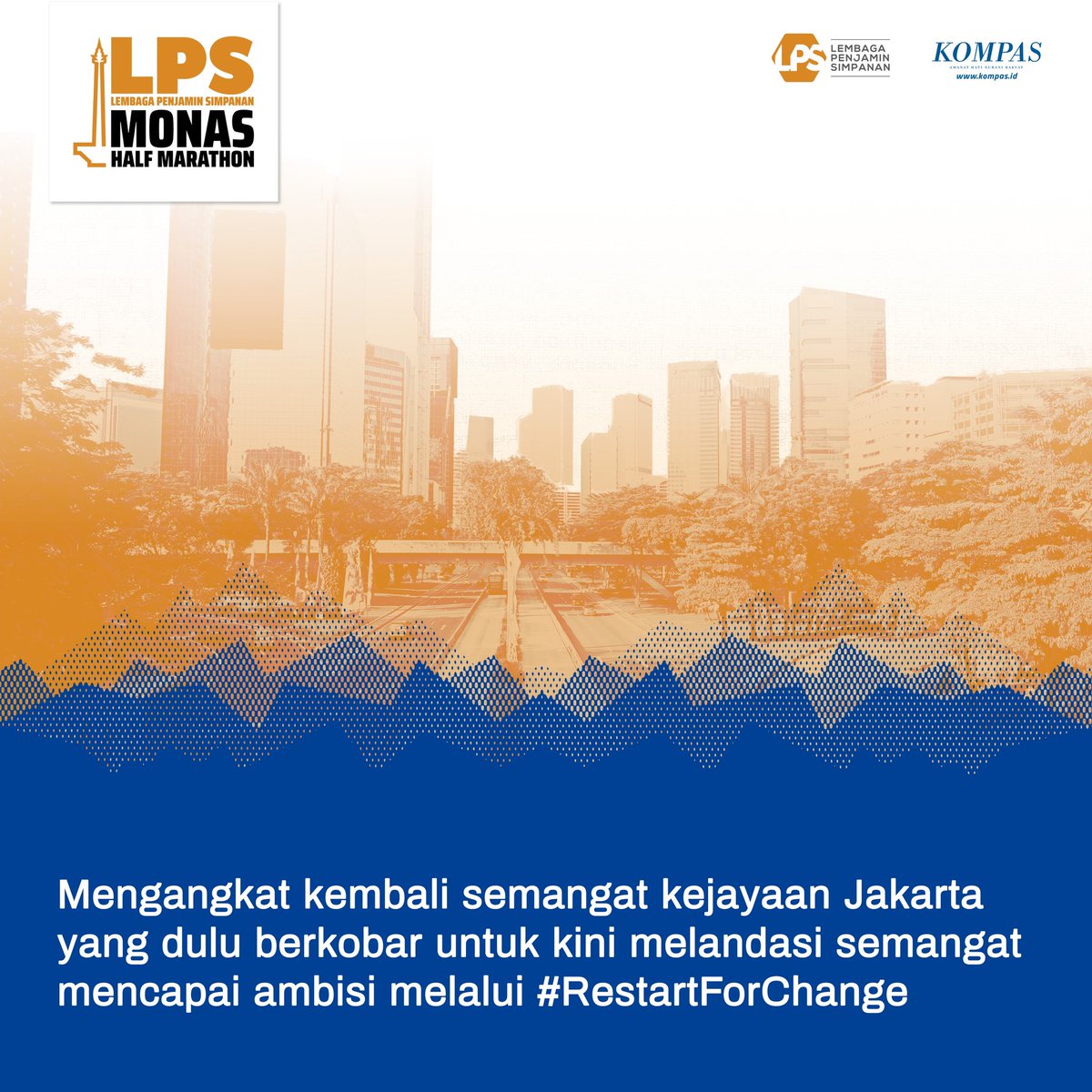monashalfmrthn's tweet photo. Hai runners, udah siap buat lari bareng di jakarta bareng LPS Monas Half Marathon?

Tunggu tanggal mainnya ya!

Powered by @lps_idic
Presented by @hariankompas

#LPSMonasHalfMarathon #RestartForChange #LPSIndonesia https://t.co/OTPX5Pw7bZ