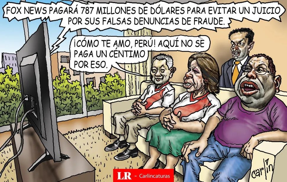 Perú: tierra de bulos e impunidad.
#Carlincaturas