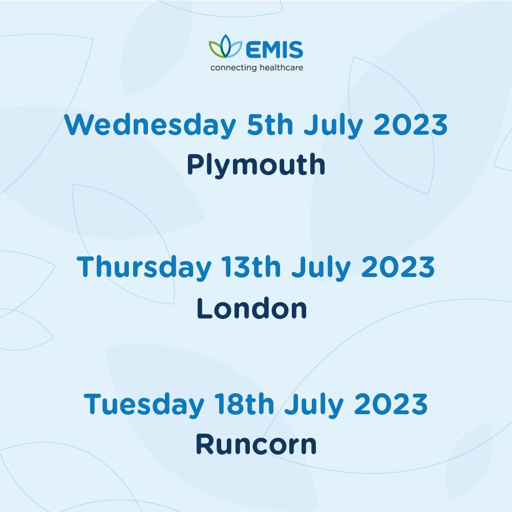 Optum_UK's tweet photo. EMIS-X: Innovation through evolution, a roadshow designed to bring the latest technology to you.

Join us to discover the possibilities of EMIS-X and how it can benefit your organisation.

Register on our website and save the date today: https://t.co/Wo97DGB5Fq https://t.co/y5hZFSHDAr