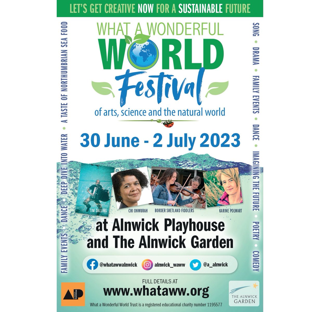 Pleased to see the WAWW Festival is returning this summer to Alnwick, arts, debate and nature...so much of interest! <a href="/AlnPlayhouse/">Alnwick Playhouse</a> <a href="/AlnwickGarden/">The Alnwick Garden</a> <a href="/AllAboutAlnwick/">All About Alnwick</a> <a href="/BestOfAlnwick/">Alnwick</a>