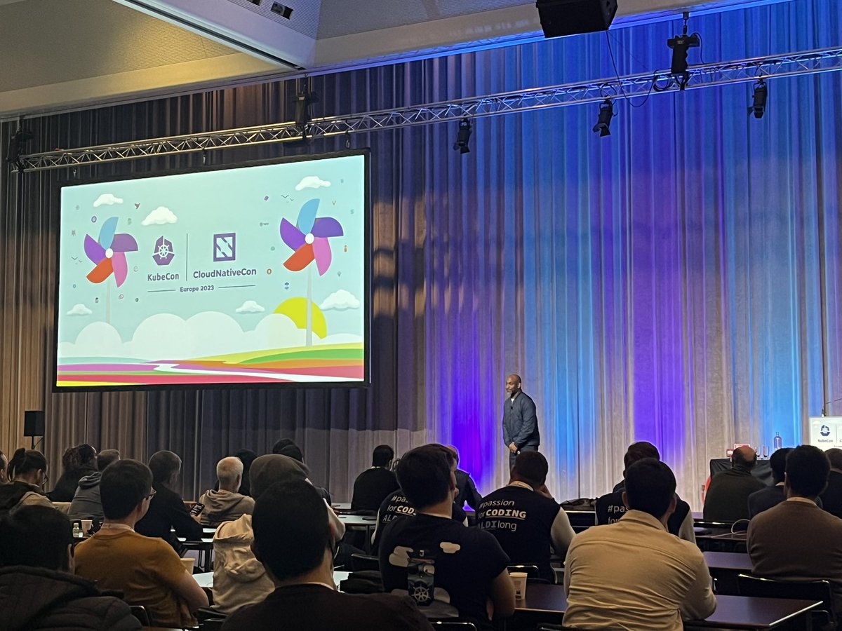 Thanks for the best talk, man, you're the best✌️😁🤟

#KubeCon2023