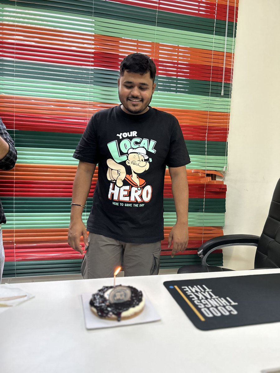 PragINDIA's tweet photo. It’s the birthday of our co-founder @CMOPRAG who's always two steps ahead and who always keeps us on our toes. Here's to another year of making big moves and even bigger jokes!

#PRAG #CoFounderGoals #TeamPRAG #CreatingPRAG https://t.co/8bCXNPIRIY