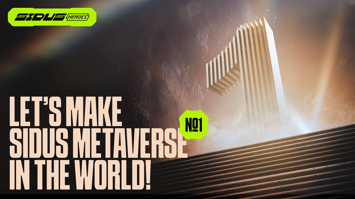 📢📢📢 Just one step remains before the Best Metaverse 2023 title is announced! Internet Webby Awards voting stops tomorrow, so get in there and make your voice heard!

Voting is LIVE here: bit.ly/3nMSJZ0

🎈🎉 Don’t forget our  super-duper 1,000,000 $SIDUS party we are