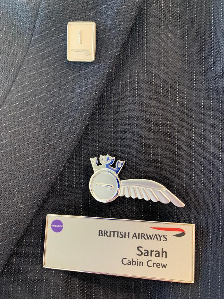 One year service pin 🇬🇧 <a href="/British_Airways/">British Airways</a> #anniversary #bestofbritish