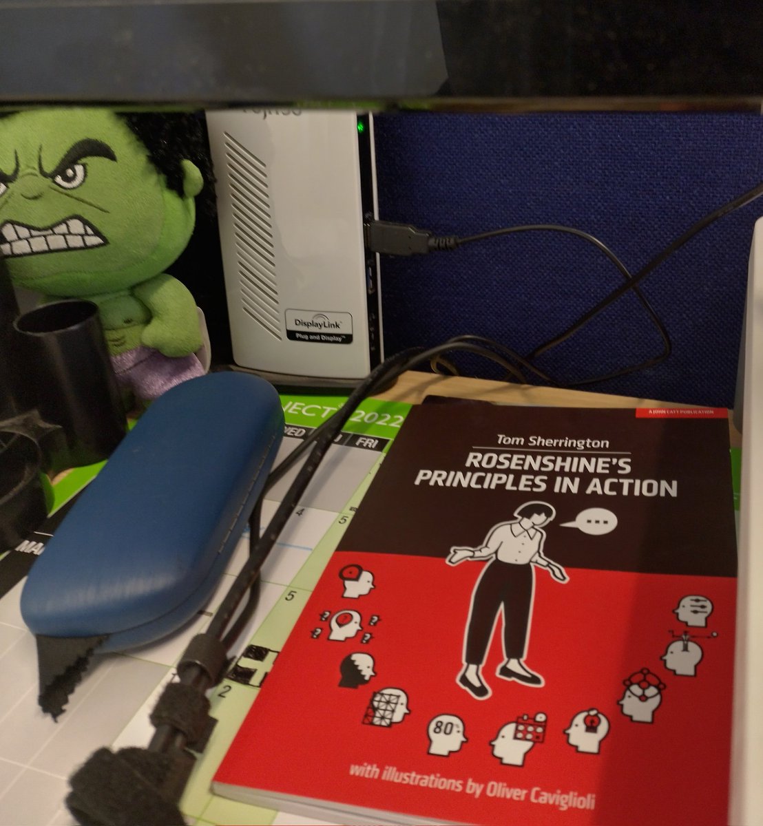 GrooverErn's tweet image. Having tidied up my work station I've realised this has become my #1 resource. @teacherhead @T2D_2204