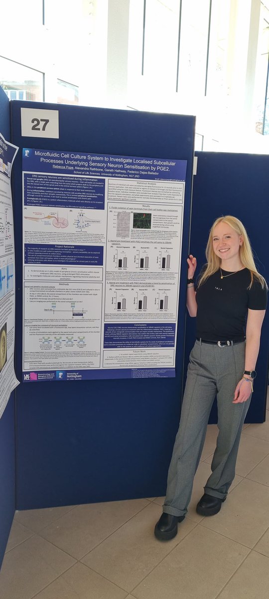 Had a great time at the two-day #BBSRCSpringConf2023 this week! Fantastic Keynote talks from @claireldonald and @munkeatlooi, and always fascinating to hear all the amazing work other @nottm_bbsrc_dtp students are doing! 

It was also a pleasure to win first prize for my poster!