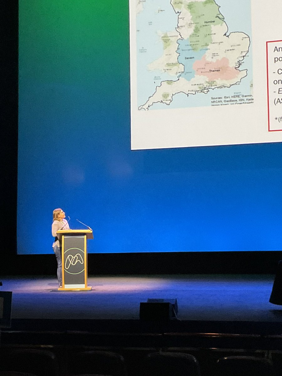 @chiara_borsetto is using #CitizenScience @knowyourriverUW to see how anthropomorphic activity, incl pollution is impacting #antibioticresidues & #AMR in British rivers @MicrobioSoc #microbio23