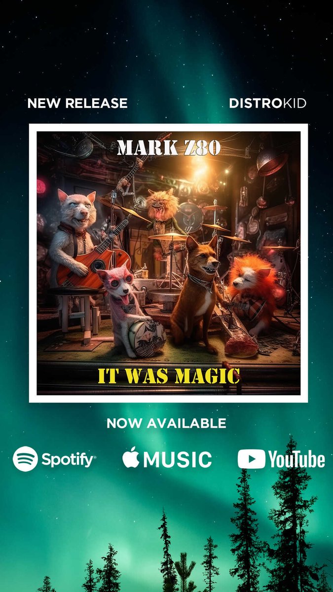 Listen to "It Was Magic," the first single from my upcoming album, "Inner Voice." distrokid.com/hyperfollow/ma…

I'll be releasing a single per week until the full release!

#MarkZ80 #ItWasMagic #InnerVoice #InnerVoiceAlbum #Alt #Alternative #AltPop #Music