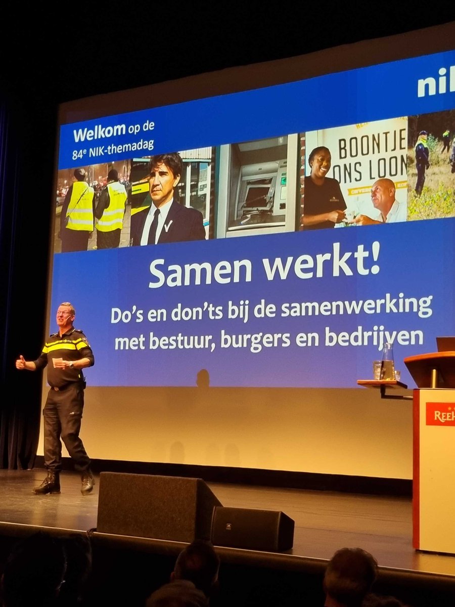 Vandaag zijn wij met een aantal collega's aanwezig bij een politie thema dag. We voeren het gesprek en delen kennis over samenwerking met bestuur, burgers en bedrijven. Ook is er aandacht voor de risico's en mogelijkheden van de digitale component in deze samenwerking. ^NB