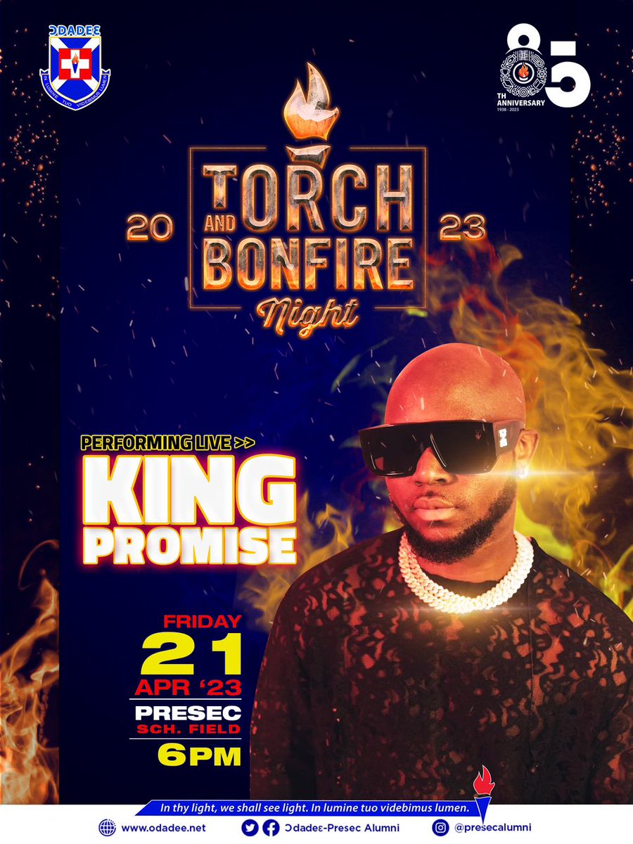 Odadee_Official's tweet photo. A DAY  to GO &amp; the heat is still on
The venue is going to be “CHOCKED” with fun loving patrons &amp; exciting performances from some of GH’s TOP artistes

DATE: Fri 21st April 2023
VENUE: PRESEC Legon
TIME: 6:00 pm
MCs: Ɔdadeɛs; @lexisbill, @garyalsmith &amp; @addojunr
DJ: @djblack https://t.co/087IPEepfm