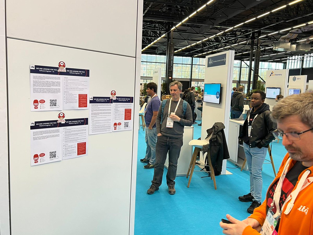 thefluffysysop's tweet image. #ITQ is at #KubeConEU and we are looking for Platform Engineers with either an Infra or Dev background (or both??🦄) To help our customers at all levels in the k8s and cloudnative journey. Lets build awesome platforms together! Come join the orange army! 🧡 #itqlife