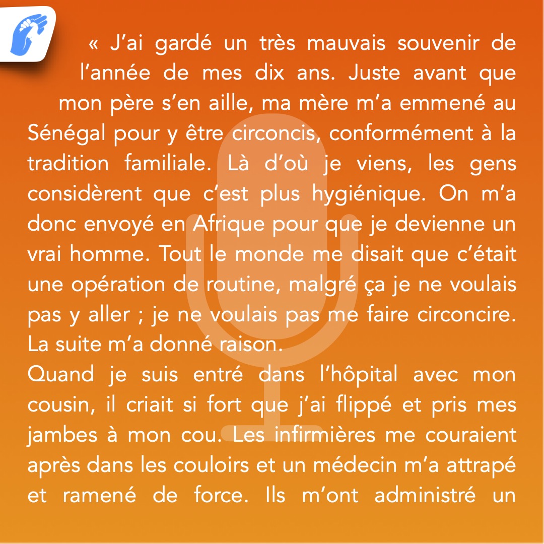 droitaucorps's tweet photo. « Tout le monde me disait que c’était une opération de routine, malgré ça je ne voulais pas y aller ; je ne voulais pas me faire circoncire. La suite m’a donné raison. » - Patrice Evra @Evra 

#circoncision #consentement #ILoveThisGame #Positive4Evra #FiersdetreBleus https://t.co/Tz88haiuGR