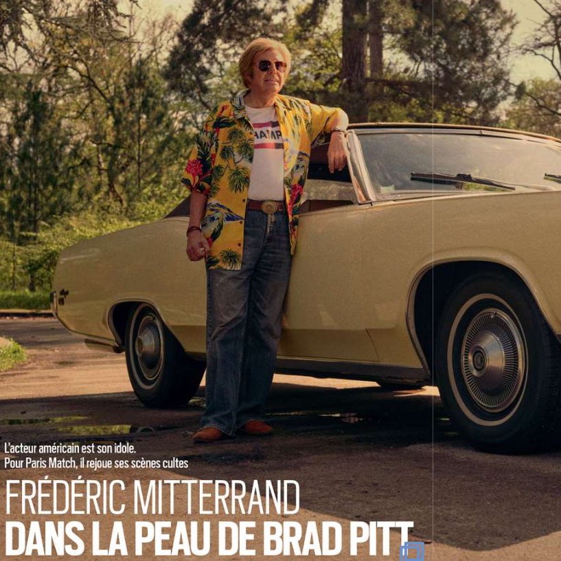 Madame_Clairon's tweet photo. Frederic Mitterand as Brad Pitt, a thread (internez moi) https://t.co/oI3o5Liv3Z