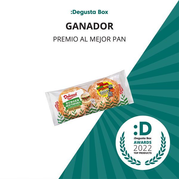 🤩 ¡El pan Burger Mediterránea de nuestra marca Dulcesol ha recibido el premio al mejor pan en los @Degustabox Awards! Estos premios muestran las mejores marcas y productos, según las valoraciones de más de 1.8 millones de suscriptores. #FelizJuevesATodos #BuenosDias #20Abril