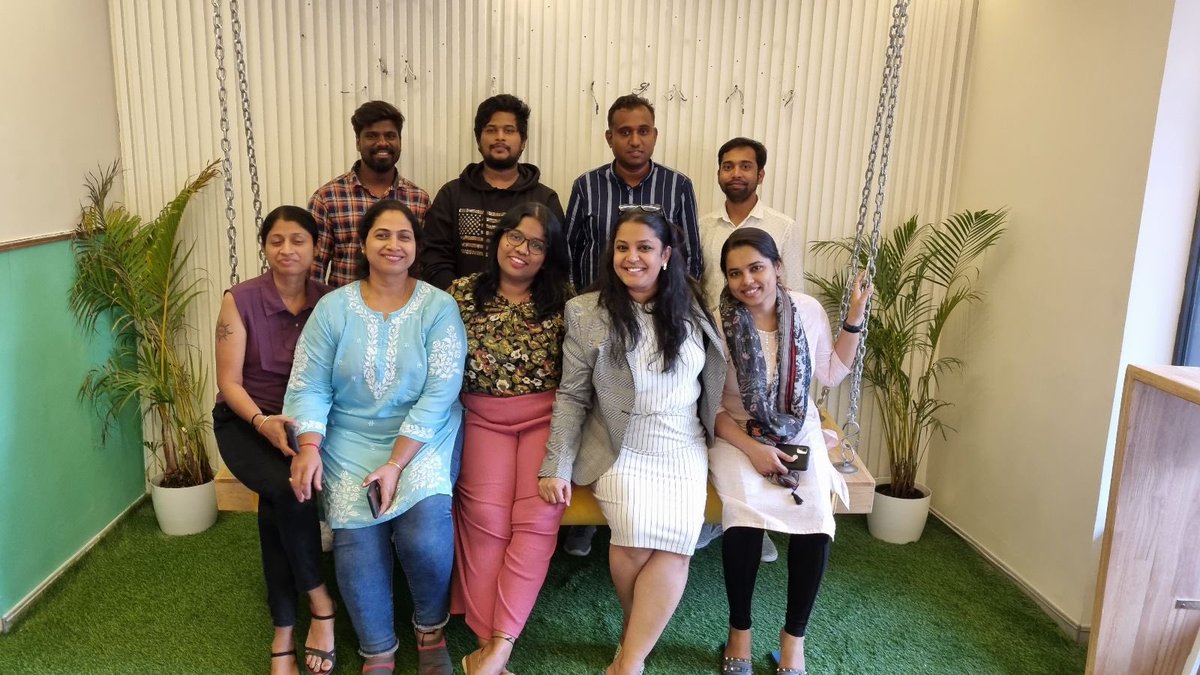 Karmalife_AI's tweet photo. An amazing evening at our first all-hands meeting for the year, celebrating camaraderie and appreciation in our stunning new office! We set goals for the future and discussed exciting new endeavors. Here's to another successful year ahead 🎉👏 #teamwork #CompanyCulture #KarmaLife https://t.co/3Lhp2mN3u7