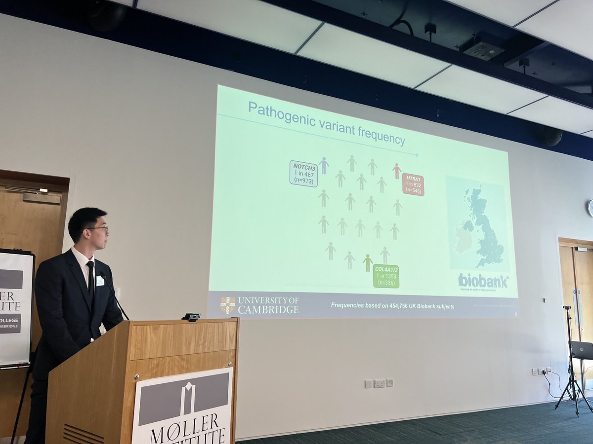 Cambridge Stroke (@camstroke) on Twitter photo Excellent presentation by Bernard Cho at Cambridge <a href="/TheBHF/">British Heart Foundation</a> CRE annual day showing previously thought to be rare mutations in NOTCH3, HTRA1, and COL4A1/2 are much more common than expected in the population and associate with stroke and dementia <a href="/Cambridgecardio/">CambridgeCardio</a> Excellent presentation by Bernard Cho at Cambridge <a href="/TheBHF/">British Heart Foundation</a> CRE annual day showing previously thought to be rare mutations in NOTCH3, HTRA1, and COL4A1/2 are much more common than expected in the population and associate with stroke and dementia <a href="/Cambridgecardio/">CambridgeCardio</a>