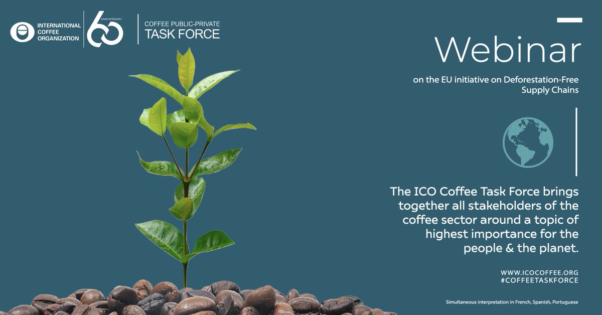 ICOCoffeeOrg's tweet photo. 📢SAVE THE DATE &amp; Join us live for the #ICO Coffee Task Force Webinar 
🗓️24 April 2023 
🕐13:00-15:00 BST
Speakers across the coffee value chain and from the EU 🇪🇺will discuss the inclusivity of the coffee sector!   Register: https://t.co/0inkYdbx0X 
ℹ️https://t.co/vvoGET6QdP https://t.co/T9nkNF31Db