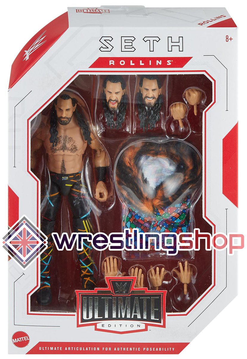 wrestlingshop's tweet photo. First-look. @WWERollins Ultimate Edition 17.
Based from MITB 2022. Coming soon. https://t.co/LjbSzCgkQ1