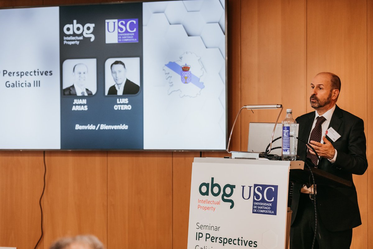 ABG_Ip's tweet photo. #IPPerspectives #Galicia - Juan Arias: "En Galicia, la protección de la innovación es un reto en el que se está avanzando, pero aún hay un importante potencial de mejora para que la ciencia salga de los laboratorios y llegue a la sociedad en forma de avances, industria y empleo" https://t.co/LV3L5pbc2x
