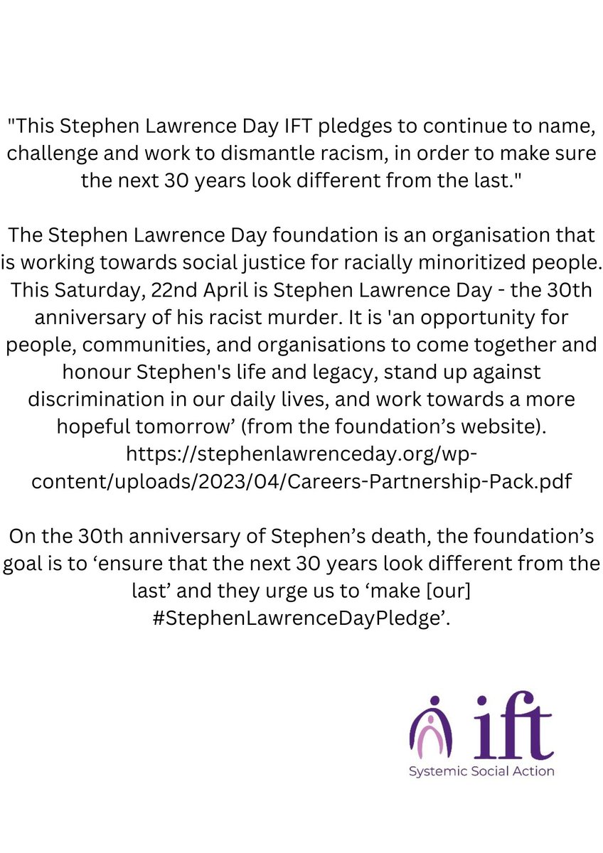 Stephen Lawrence Day 2023