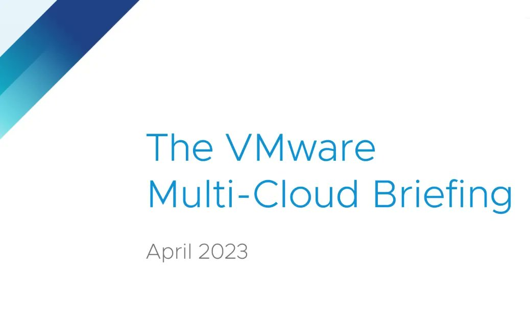 NextLevelSDDC's tweet image. I was finally able to watch and digest the latest multi-cloud briefing a few days ago.
Feel free to check out my personal takeaways on the article below.

buff.ly/3ogOC7V

#multicloud #cloudsmart #cloudchaos #hybridcloud #anycloud @VMware @vmwarecloudaws @vmwarecloud