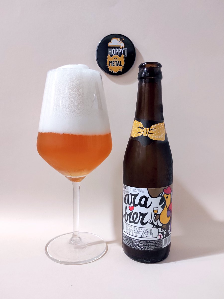 HoppyMetal's tweet photo. 🍺 Arabier
🏭 @dedollebrouwers
📜 Belgian Strong Golden Ale
⚗️ 8.0%
👊 25 IBU
🌟 2.7/5 🌟
👉 Una Belgian Strong Golden Ale que, si bien parte de una premisa correcta (base de malta, alta graduación y sencillez), falla en algunos aspectos. Mejorable.
🌐 https://t.co/JBro55MvT7 https://t.co/jLapjBfRyw