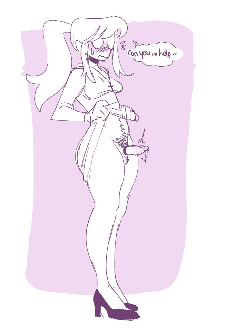 _putrefy_'s tweet photo. random doodle of lilith if she had a dick https://t.co/CM8aEhEZ6W