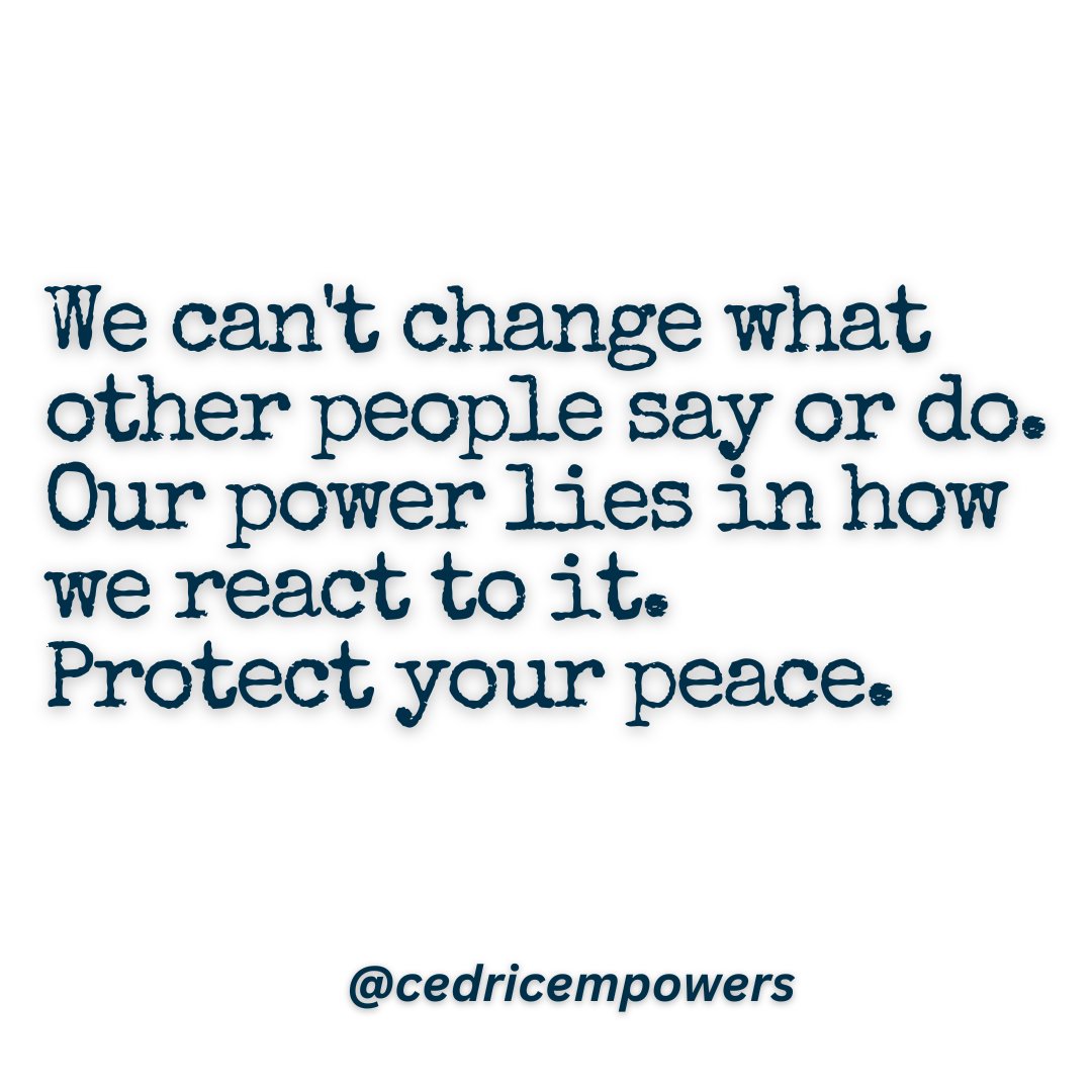 It's easy to be dragged down by others' words and actions, but it takes true strength to rise above and protect your peace. 💪🏼 #ProtectivePeace #ControlYourReaction #RiseAbove