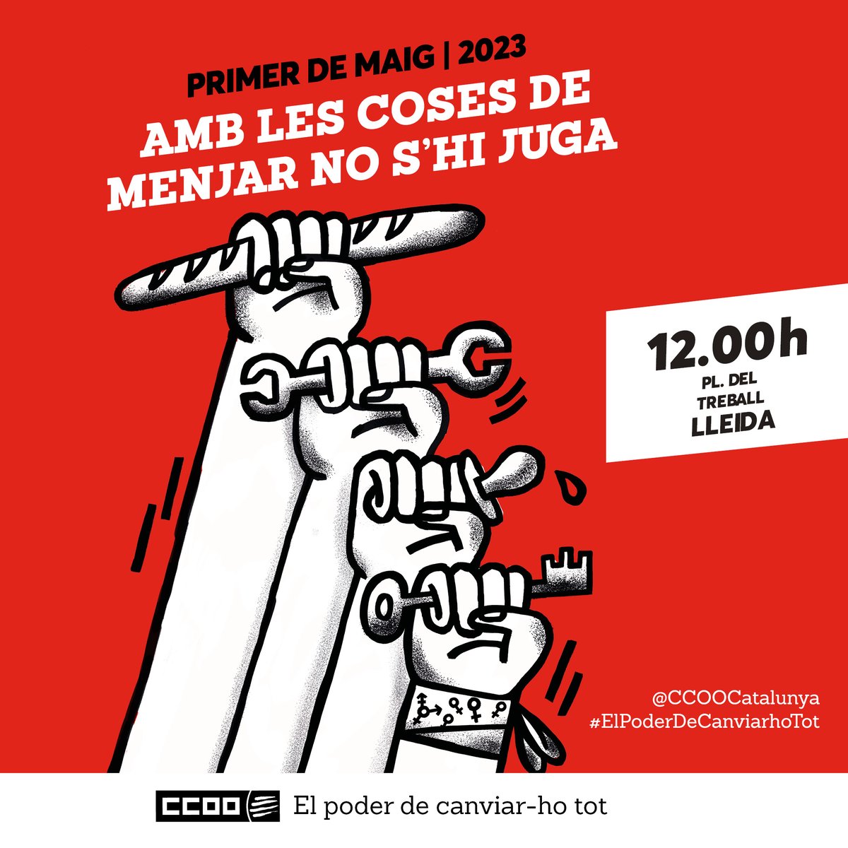 sal_ccoo_cat's tweet photo. Per què els drets laborals no cauen del cel, ni a les administracions ni arreu, el Primer de Maig de nou sortim al carrer!

Consulta a l'enllaç tots els llocs on ens manifestem:
https://t.co/H2zekDlxbr

#elpoderdecanviarhotot #1M2023 https://t.co/l1G00jFX7N