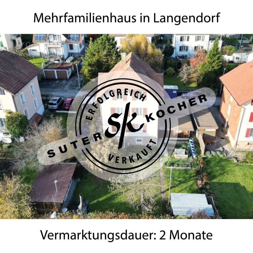 Suter & Kocher Immobilien AG (@suterkocher) on Twitter photo (1/2) ERFOLGREICH VERKAUFT!
Das charmante Mehrfamilienhaus in Langendorf wurde verschrieben.
#immobiliendienstleister #erfolgreichverkauft #immobilienmakler #suterundkocherimmobilienag
Vermarktungsdauer: 2 Monate
💙 Ihr Suter & Kocher Immob... <a href="/SuterKocher/">Suter & Kocher Immobilien AG</a> (1/2) ERFOLGREICH VERKAUFT!
Das charmante Mehrfamilienhaus in Langendorf wurde verschrieben.
#immobiliendienstleister #erfolgreichverkauft #immobilienmakler #suterundkocherimmobilienag
Vermarktungsdauer: 2 Monate
💙 Ihr Suter & Kocher Immob... <a href="/SuterKocher/">Suter & Kocher Immobilien AG</a>