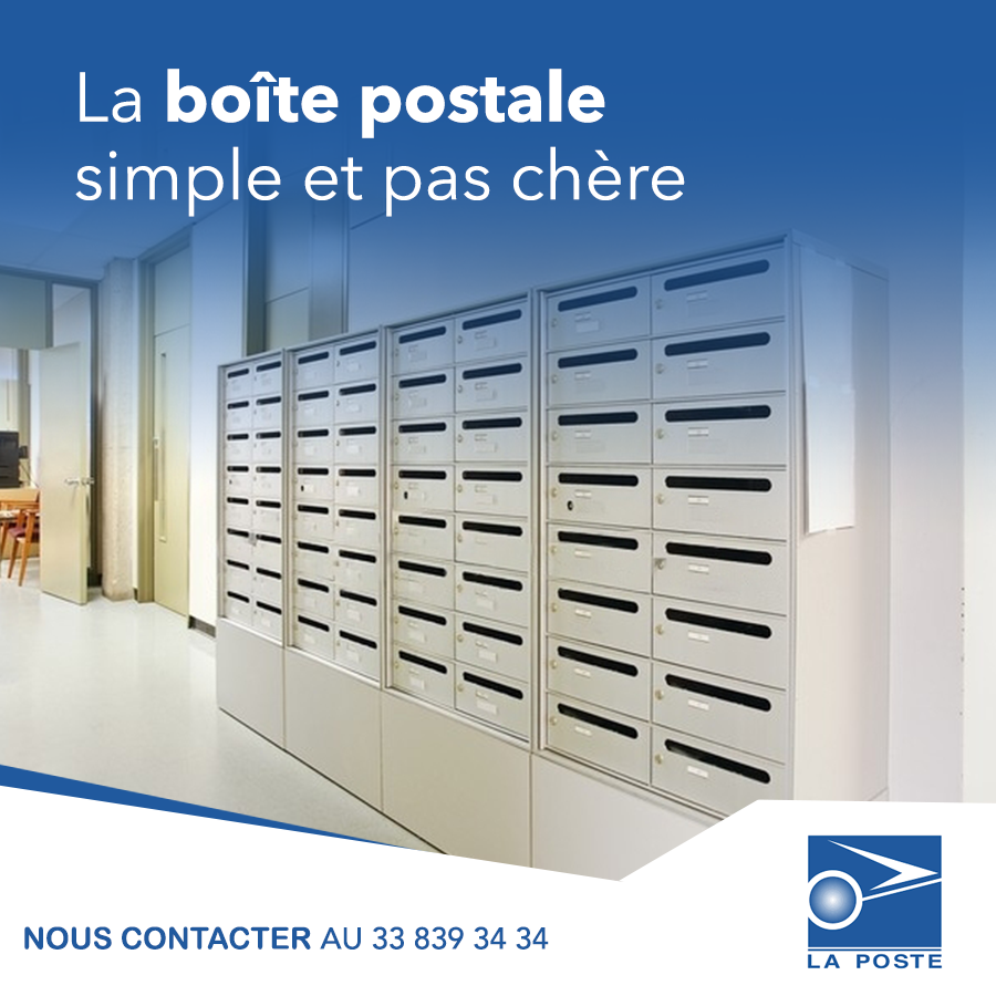 LaPosteSn's tweet photo. Besoin d'une boîte postale ? Rendez-vous dans votre bureau de Poste le plus proche.
Simple et pas chère !
#Lapostesn #Boitepostale #Courrier https://t.co/pix0lkrtvO