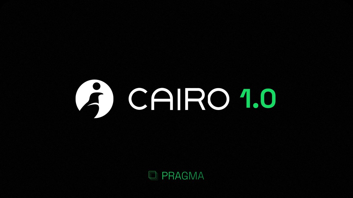 1/ What is Cairo 1.0 and why should you learn it now ?

Ready, Set, Go 🚥🏁🏎 !

A thread 🧵