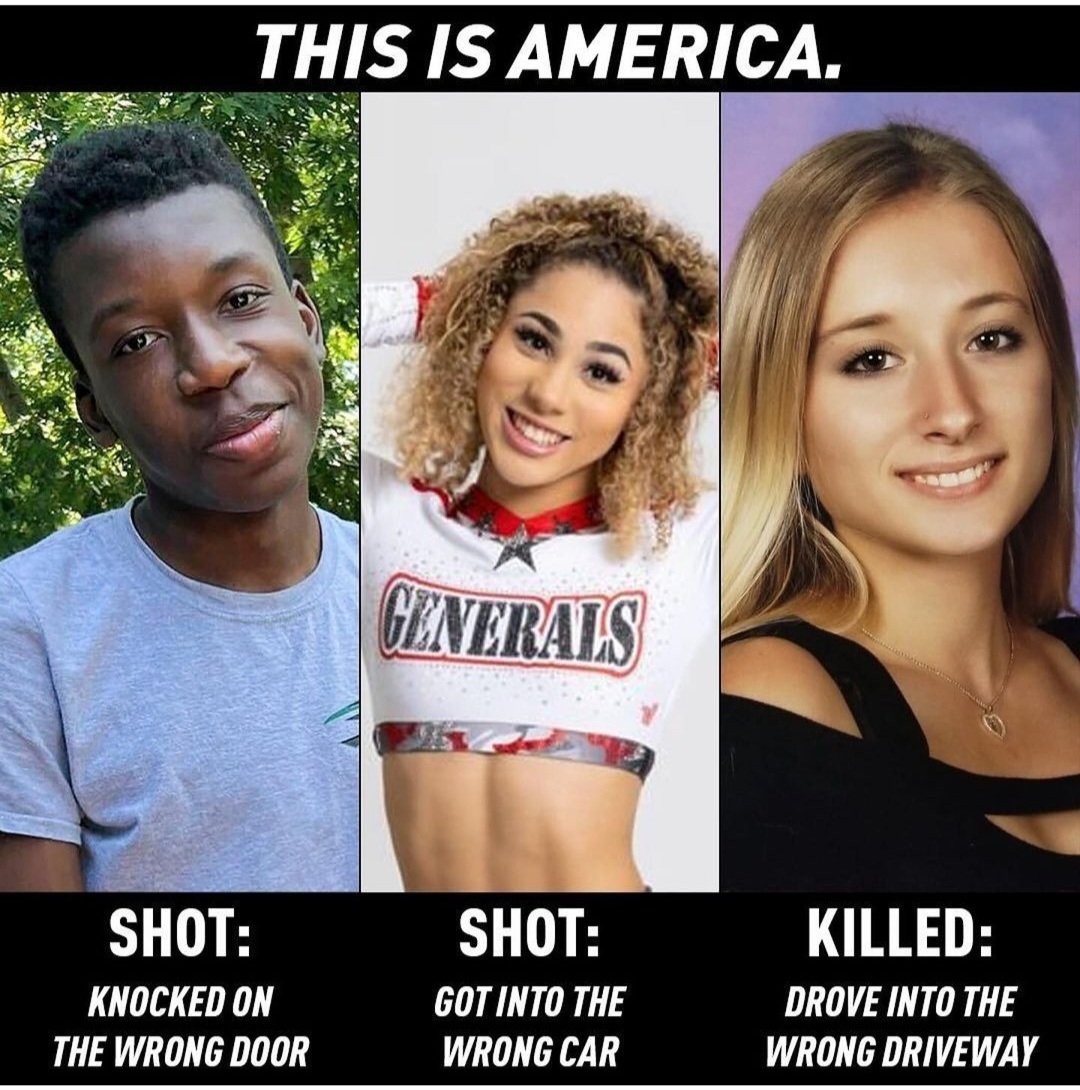 natashapierre's tweet image. I'm praying for these families. Getting out of hand. Like for simple harmless mistakes of #wronghouse #wrongcar
#wrongdriveway Where they literally were retreating back in 2 instances once realized they had wrong place smh 
#RalphYarl #paytonwashington #KaylinGillis #GunReform