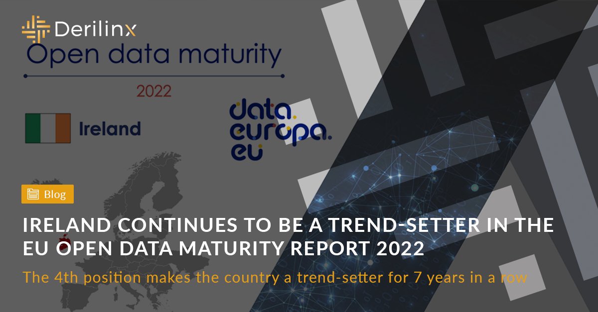 derilinx's tweet photo. ๐ฎ๐ช Did you have a look at the EU #OpenData Maturity Report 2022? One more year #Ireland is a trend-setter ๐๐ผSummary https://t.co/cuBliqzmES
Report ๐๐ผhttps://t.co/ZsYkrjwztr
@EU_opendata @GovDataIE @IRLDeptPER #Impact #DataPortal #DataStrategy #DataReuse #DataSharing #datAdore https://t.co/2iuHJBbHNS