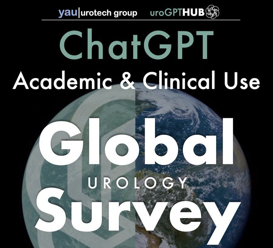 Attention #urology community👩‍⚕️👨‍⚕️! 

We need your expertise to evaluate the impact of #ChatGPT in academic 🎓 &amp; clinical settings. 

Help shape the future of #AI in urology by completing our survey! 

Follow @uroGPT for upcoming projects! 

🔗 surveymonkey.com/r/CCWVVDR