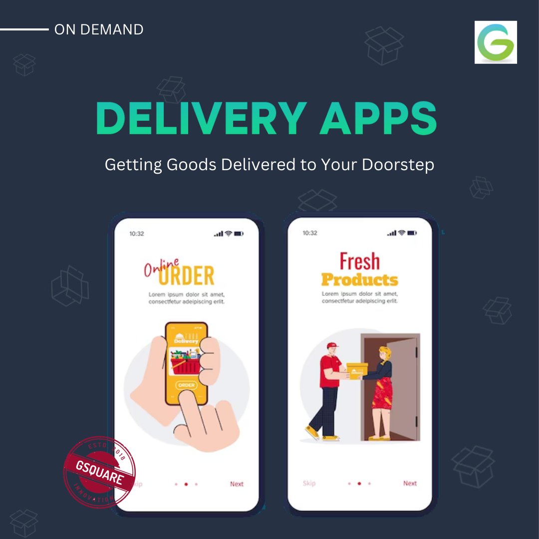 gsquarewebtech's tweet photo. Introducing Delivery Apps 🚚 📦, the latest delivery app developed by Gsquare.

If you have an idea for the next groundbreaking Delivery App, feel free to contact us.🚀💻

#gsquarewebtechnologies #deliveryapp #appdevelopment #webdeveloper #webdevlopment #appsolution https://t.co/tnBL81amxM