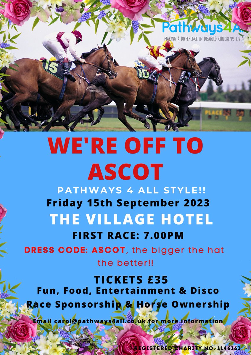 Fancy a flutter, join us for an evening of fun! See you there!
