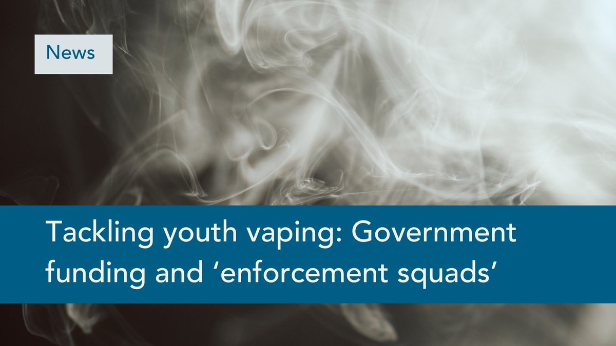 PCRS (@pcrsuk) on Twitter photo Health Minister Neil O’Brien has announced £3 million of government funding for an “illicit vapes enforcement squad” to tackle rising levels of youth vaping.
Read PCRS Policy Lead <a href="/stonny999/">Carol Stonham RN QN MBE</a>'s comment and learn more about this on the PCRS website pcrs-uk.org/news/tackling-… Health Minister Neil O’Brien has announced £3 million of government funding for an “illicit vapes enforcement squad” to tackle rising levels of youth vaping.
Read PCRS Policy Lead <a href="/stonny999/">Carol Stonham RN QN MBE</a>'s comment and learn more about this on the PCRS website pcrs-uk.org/news/tackling-…