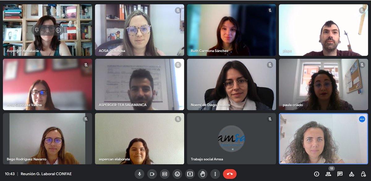 Asperger_Espana's tweet photo. Hoy, nueva reunión del Grupo de Inclusión Laboral de la Red Asperger España. Seguimos trabajando en la definición de los marcadores e indicadores en el ámbito del empleo a nivel nacional.

 #Asperger #TEA #empleos https://t.co/ga88PhZe3Y