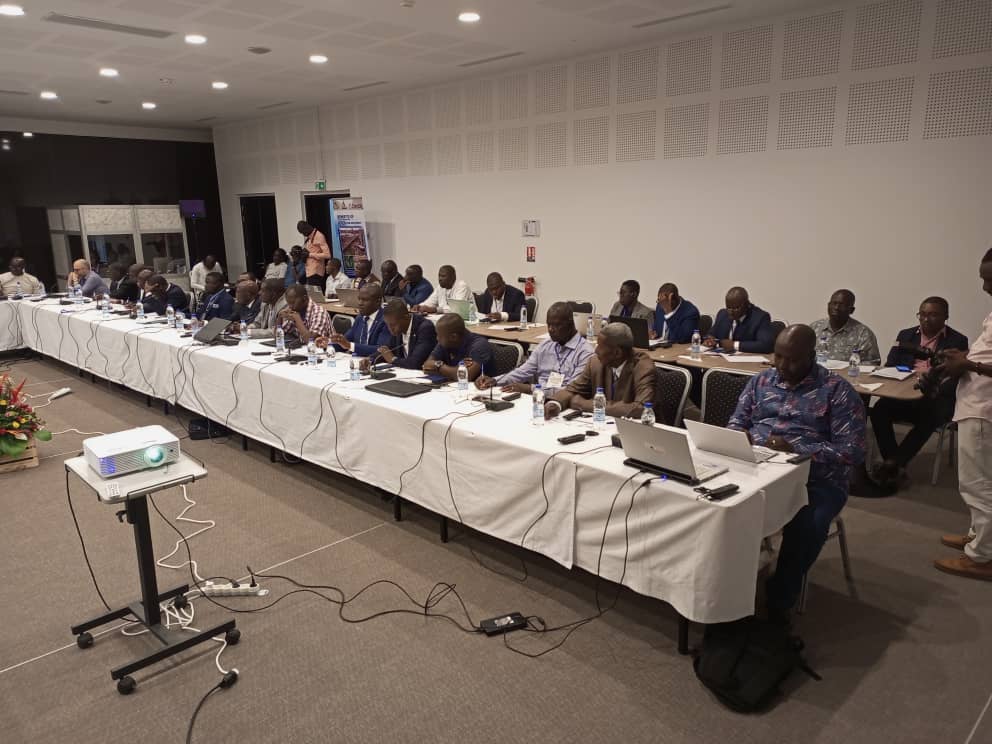 ACMAD_org's tweet photo. ACMAD/CLIMSA meeting of user  Interface platform on Climate Servies for DRR with Amphasis on resilient Infrastructure design, building and operation. Abidjan Grand BASSAM Cote d Ivoire 19 April 2023. https://t.co/9JpwEgZC9H