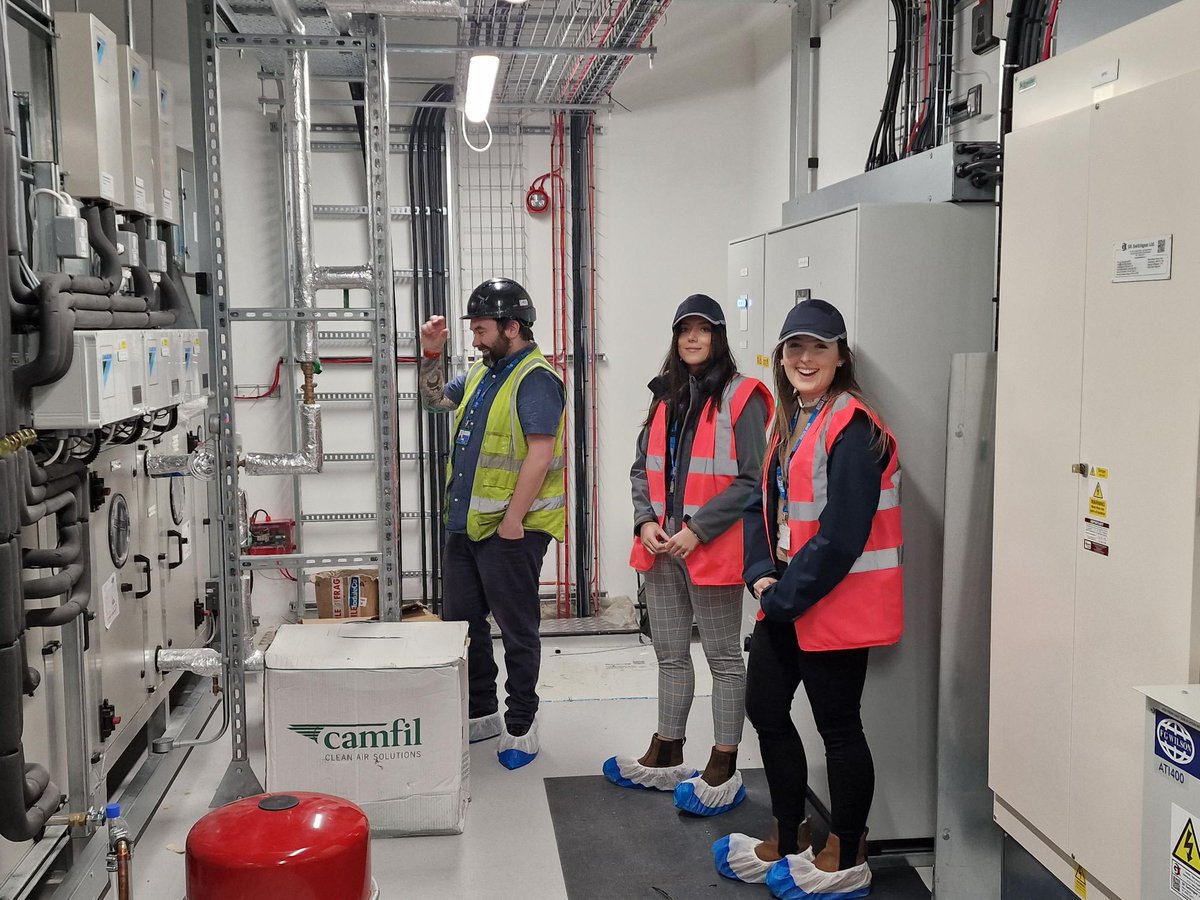 Our #Engineering team supporting <a href="/SwanseabayNHS/">Swansea Bay NHS</a>   in validating the new Orthopaedic &amp; Spinal theatres at Neath Port Talbot Hospital. Great experience for our <a href="/Network75/">Network75</a> students!