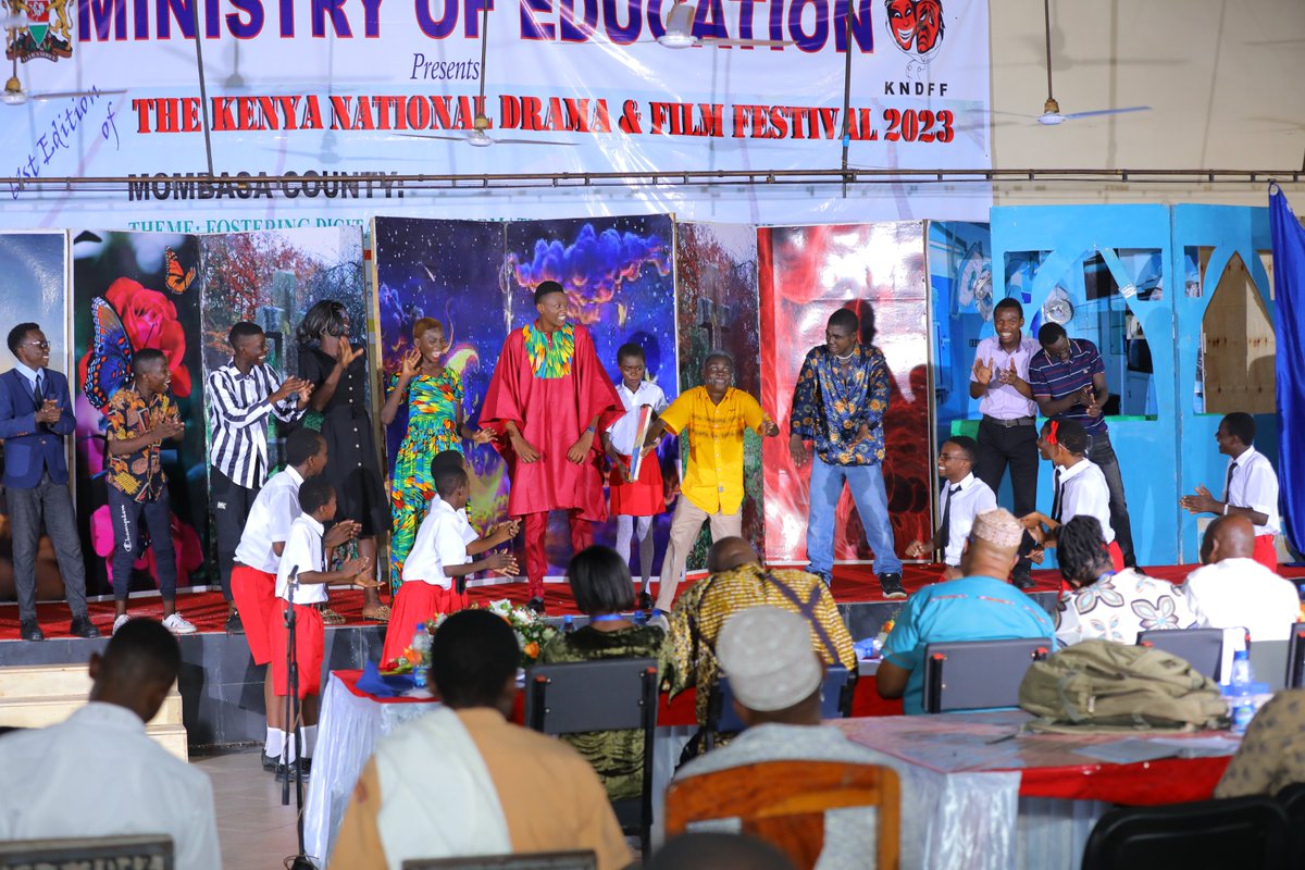 CA_Kenya's tweet photo. Some incredible performances at the Kenya National Drama Film Festival Day One! The talent on display is truly inspiring. Looking forward to seeing what the rest of the festival has in store! #DramaAndFilmFest2023 
@EduMinKenya https://t.co/nw5IsTbqQJ