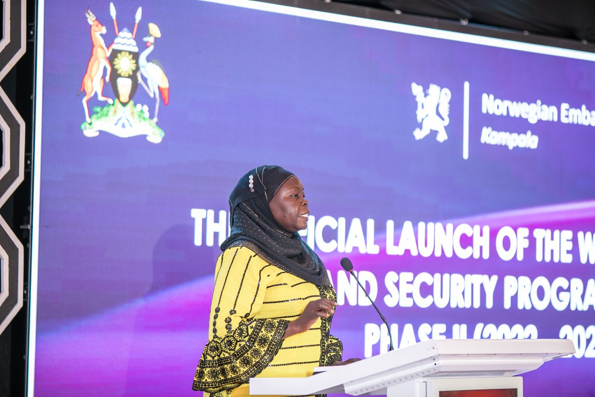 unwomenuganda's tweet photo. Hon. Oleru Huda, State Minister for Defence: During Phase 1 of the #WomenPeaceSecurity Program, Ministry of Defence was supported to develop a gender policy that will be completed &amp; launched soon. https://t.co/X19omoOJNL