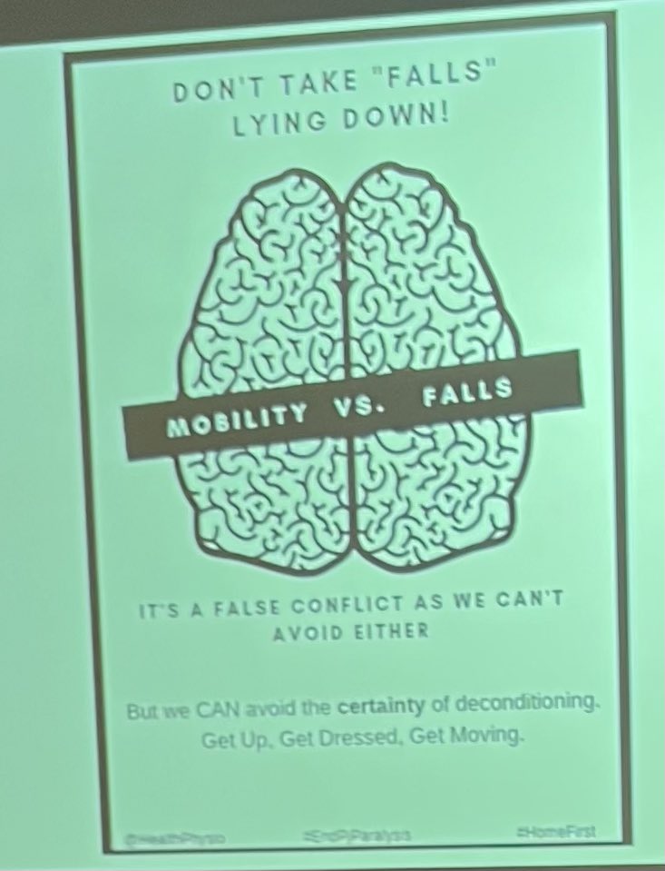 ErinW20physio's tweet image. So many great and powerful messages being spread by @HealthPhysio at the @SPSP_AcuteAdult learning event! #SPSP247 #ActiveWards