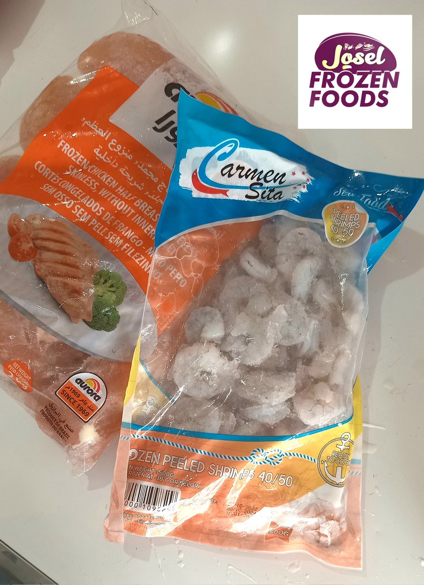 jfrozenfoods's tweet photo. Chicken Breast ( 2kg)
Frozen Peeled Shrimps (500g) available π.
Shop with us all day, everyday, anytime. We deliver to your doorstep π€
βββββ
#JoselFrozenFoods #FreshAlways #FoodMatters #Coldstore #FrozenFood #EatHealthy #Ghana https://t.co/a1bs2pKZ1E