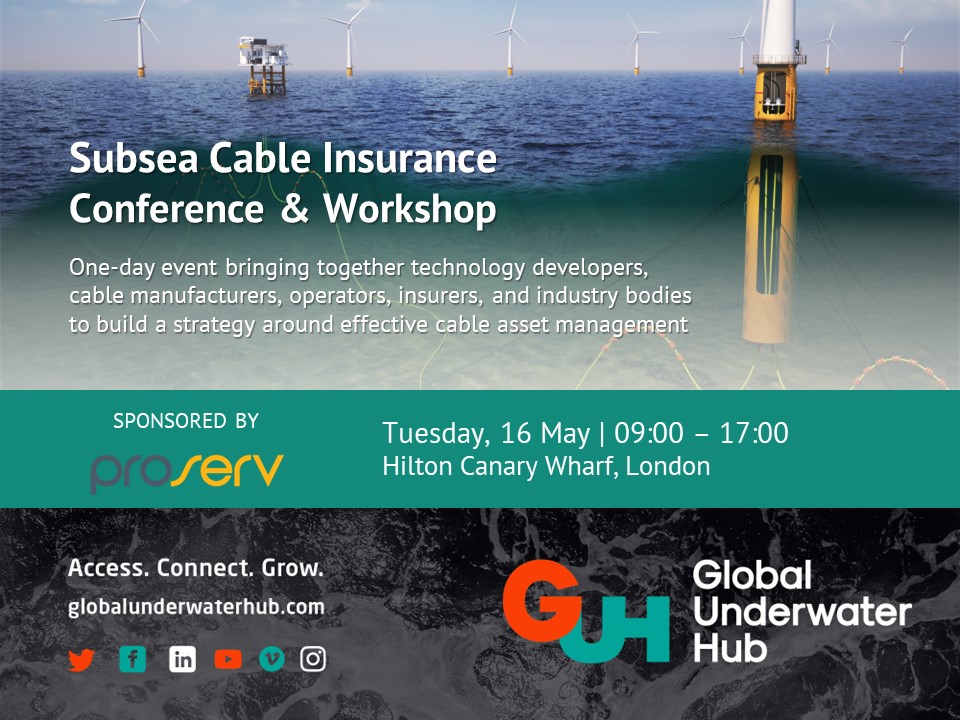 Subsea Cable Insurance Workshop
Tues, 16 May
Hilton Canary Wharf, London
Bringing together key industry stakeholders this event will discuss and debate approaches industry can take to de-risk owning and operating this vital infrastructure.
Book: globalunderwaterhub.com/14131/subsea-c…
#GUHEvents