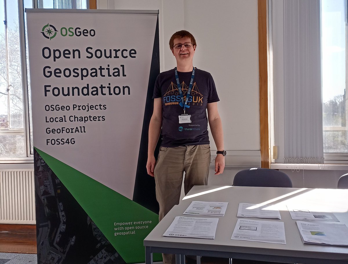 cartographyGIS's tweet photo. Interested in publishing with #CaGIS? Come and chat to @NickBearmanUK on the #OSGeoUK stall at #GISRUK2023 https://t.co/4XC4COK7oh https://t.co/DTwDCrNt5h