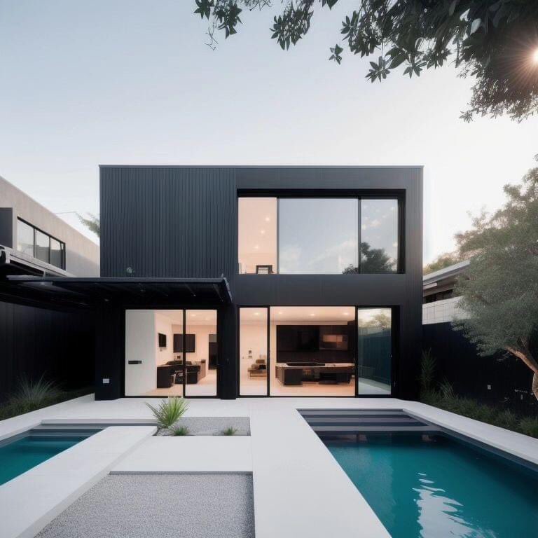 FutureHomesDB's tweet photo. Black house minimalist 

#designinspiration #modern #Architecture_forever
 #architecturephotography #architecture  #theminimalisthouse #design #housedesign #House #minimalist #word https://t.co/AG0Cnsq3OY