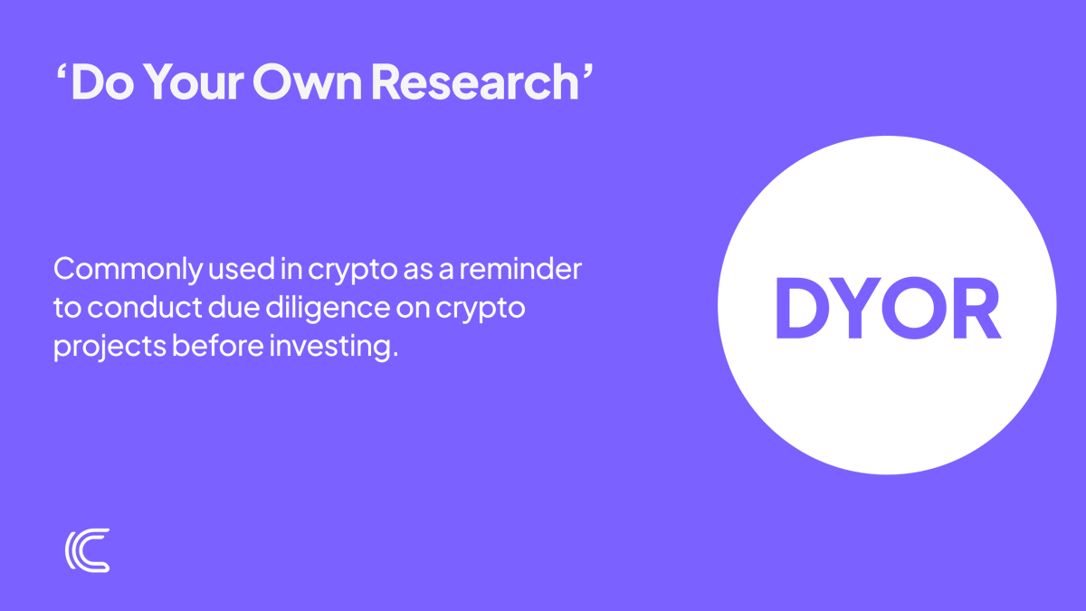 CoinMetro's tweet photo. DYOR is short for... https://t.co/m2B2YVKru7